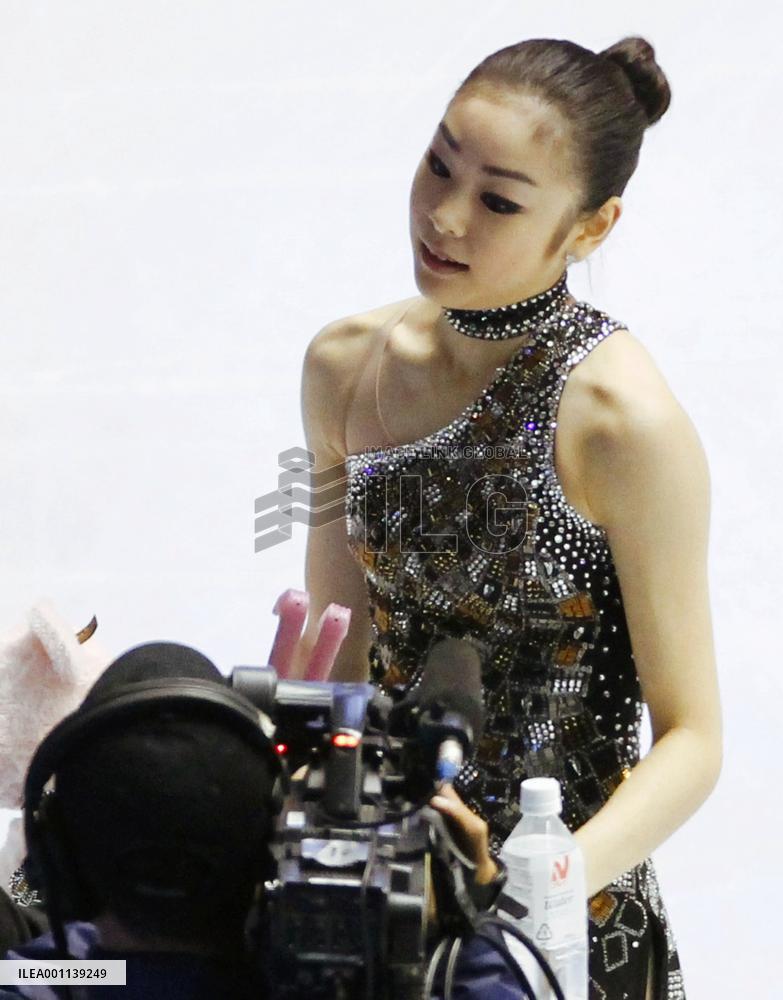 S. Korea's Kim comes in 2nd after SP at Grand Prix Final