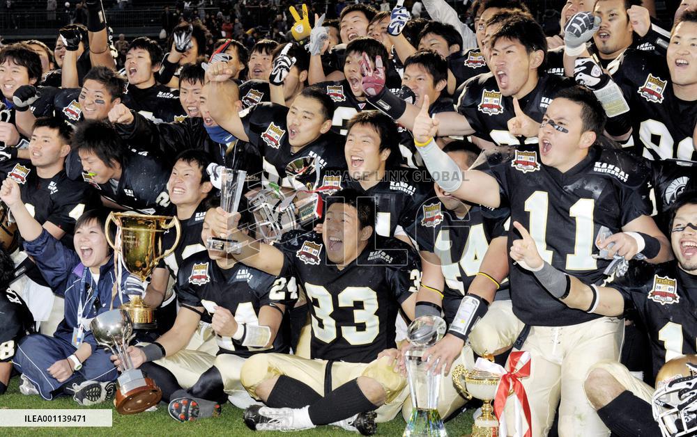 Kansai beats Hosei to win Koshien Bowl