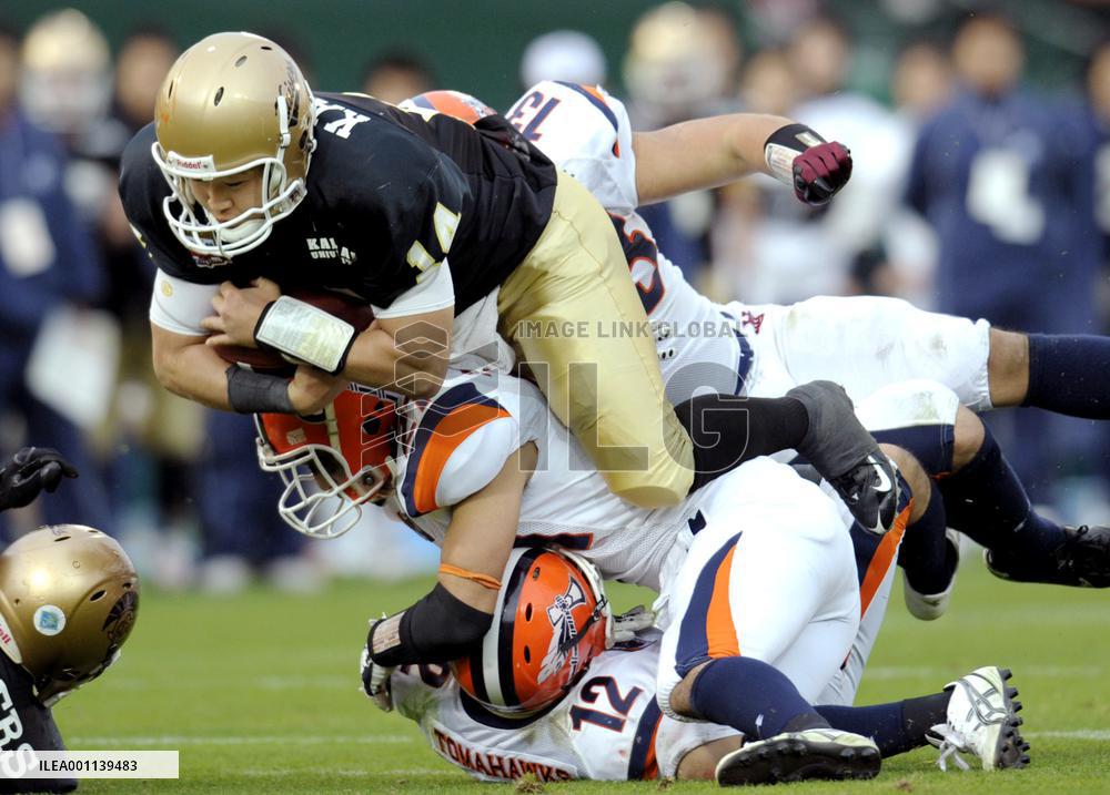 Kansai beats Hosei to win Koshien Bowl