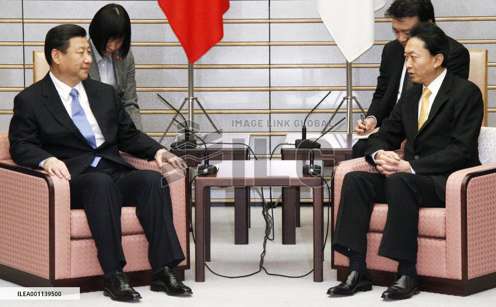 Hatoyama, Xi agree to deepen Japan-China strategic ties