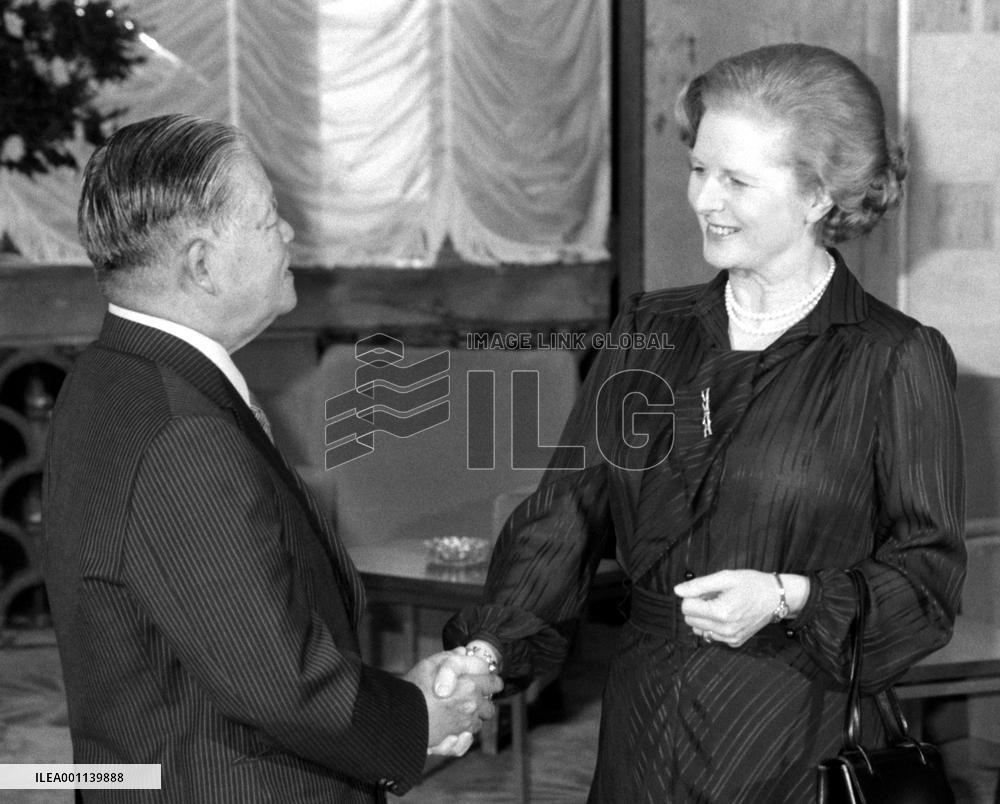 Thatcher refused 'karate ladies' for bodyguards on Japan trip