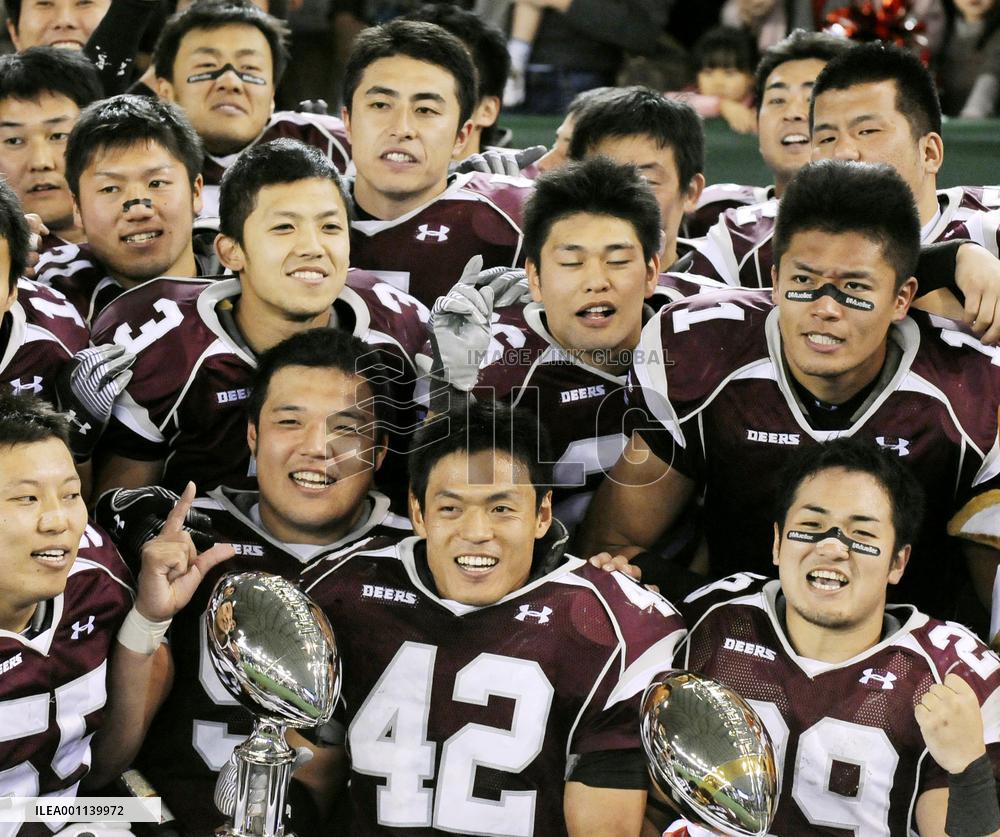 Kajima downs Kansai Univ. to win Rice Bowl