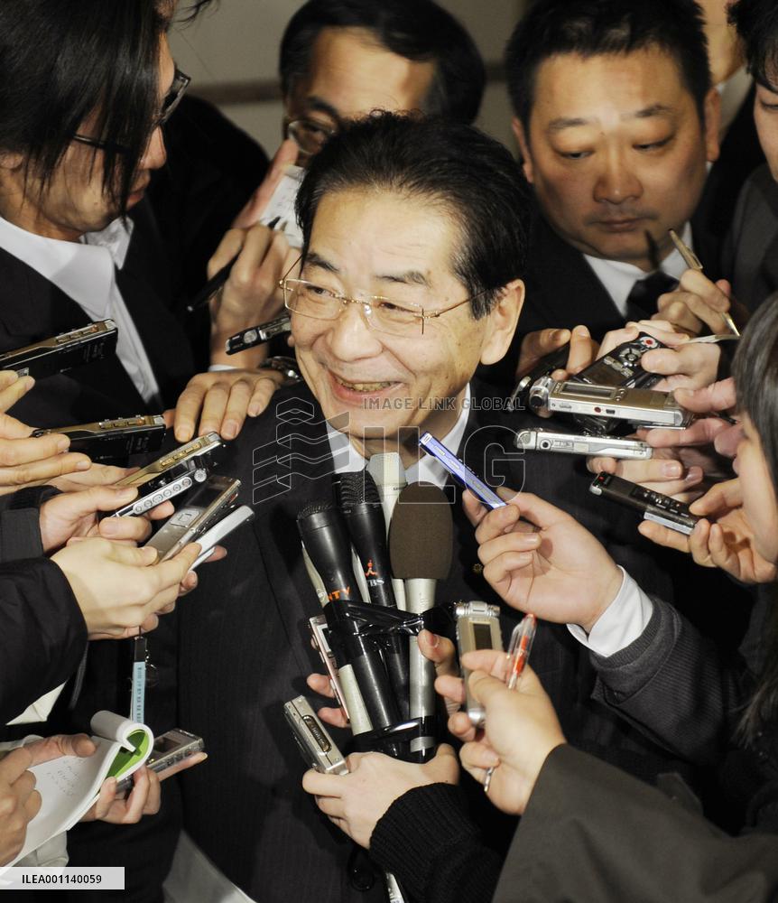Sengoku says almost no chance of succeeding Fujii