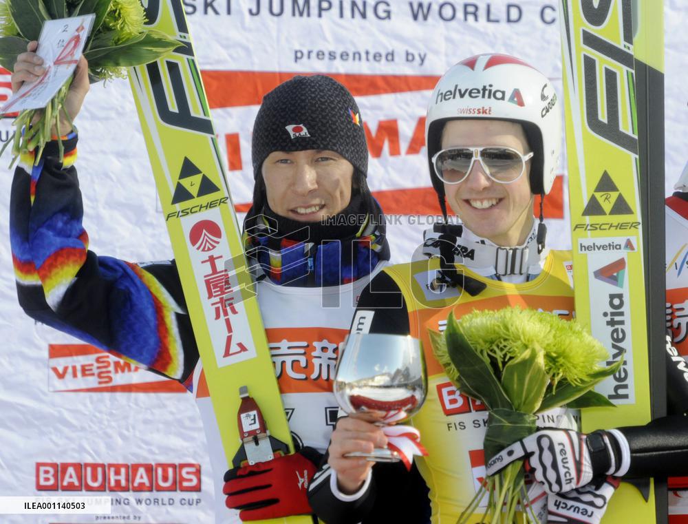 Switzerland's Simon Ammann wins World Cup meet in Sapporo