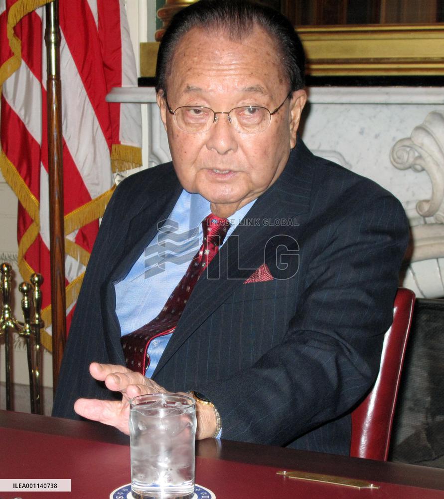 Sen. Inouye urges Japan to settle Futemma relocation issue by May