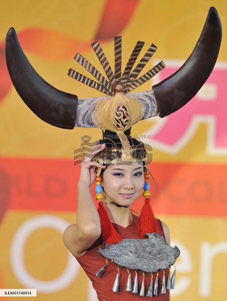 Chocolate fashion show in Beijing