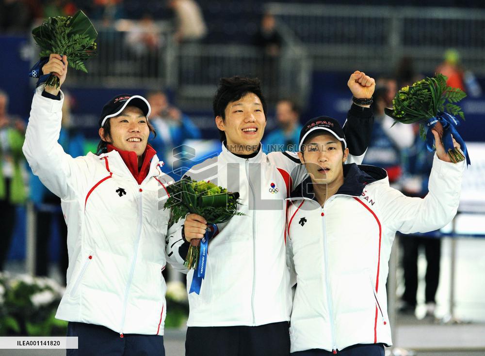 Olympic men's 500-meter speed skating medalists