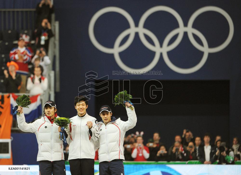 Olympic men's 500-meter speed skating medalists