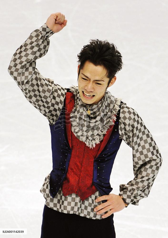 Japan's Takahashi wins bronze in men's figure skating