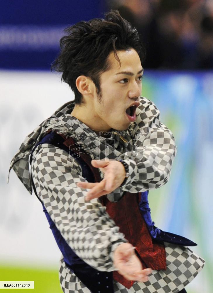 Japan's Takahashi wins men's figure skating bronze