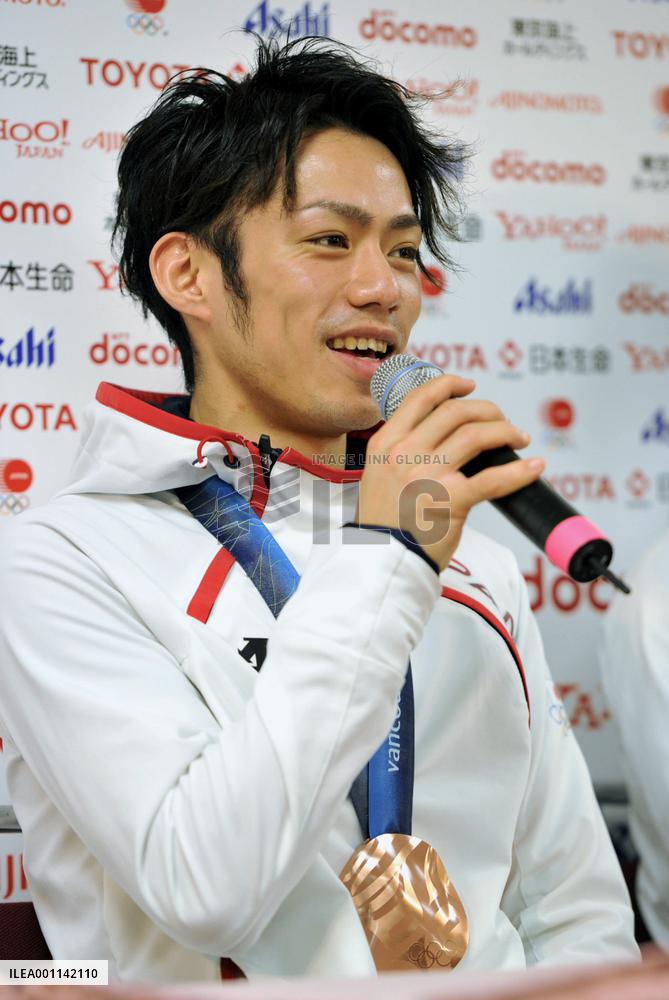 Takahashi, Oda, Kozuka give press conference