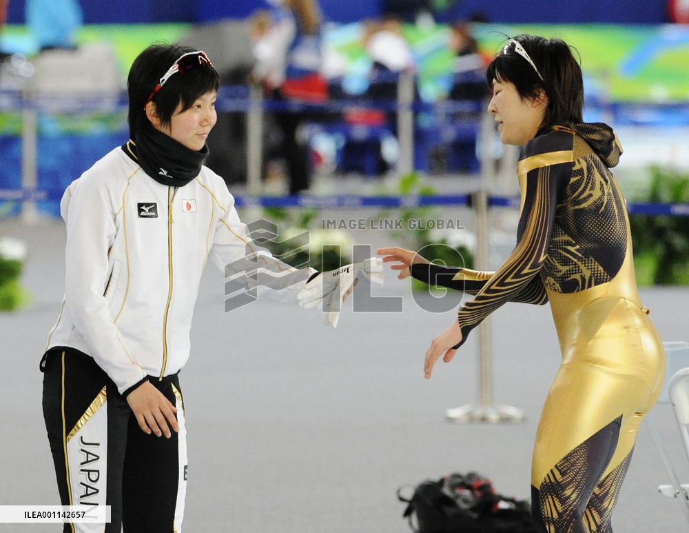 Japan reaches semifinals in women's speed skating