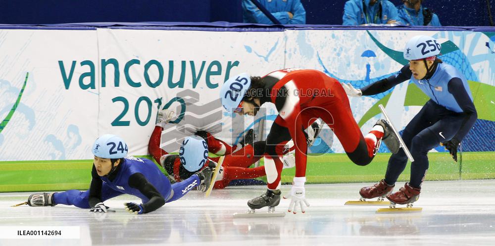Canada's Hamelin wins men's 500m short track skating