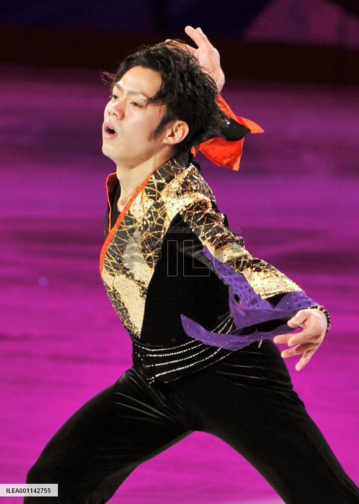 Japan's Takahashi performs at Olympic exhibition gala