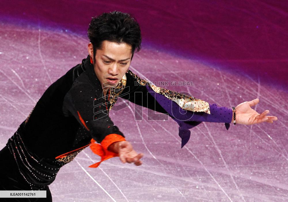 Japan's Takahashi performs at Olympic exhibition gala