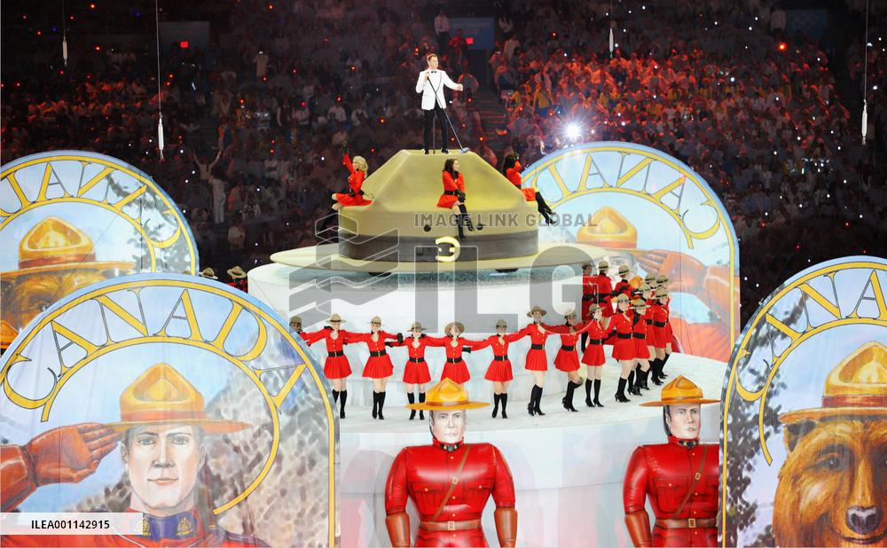 Closing ceremony for Vancouver Winter Olympics