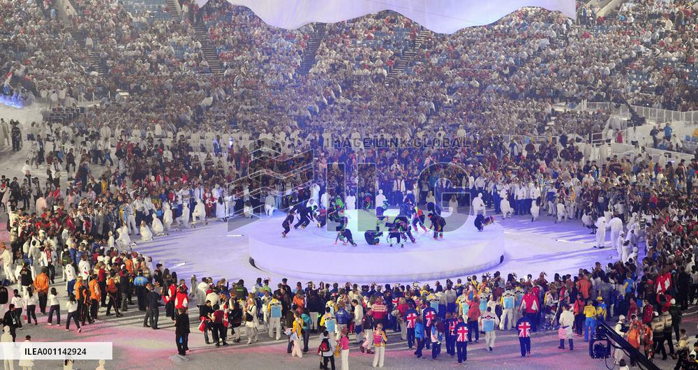 Closing ceremony for Vancouver Winter Olympics