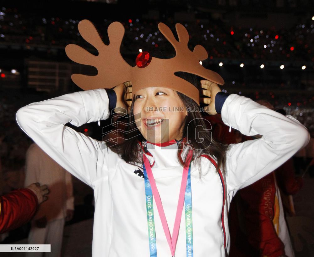 Closing ceremony for Vancouver Winter Olympics