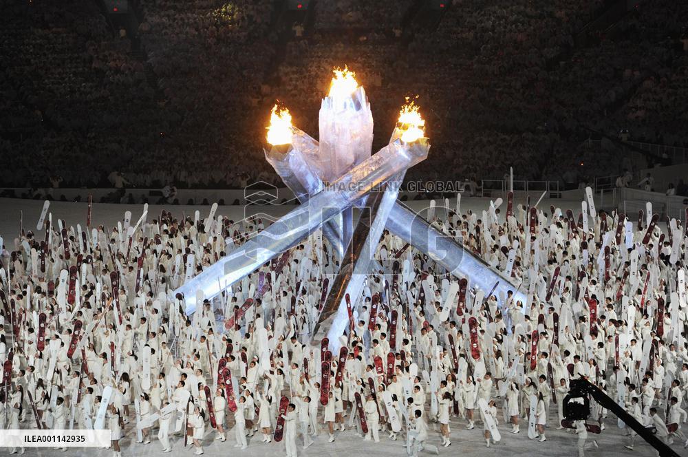 Closing ceremony for Vancouver Winter Olympics