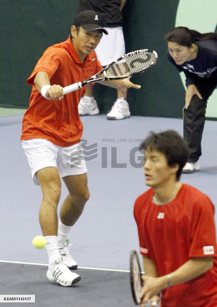 Japan advances to 2nd round of Davis Cup regional group