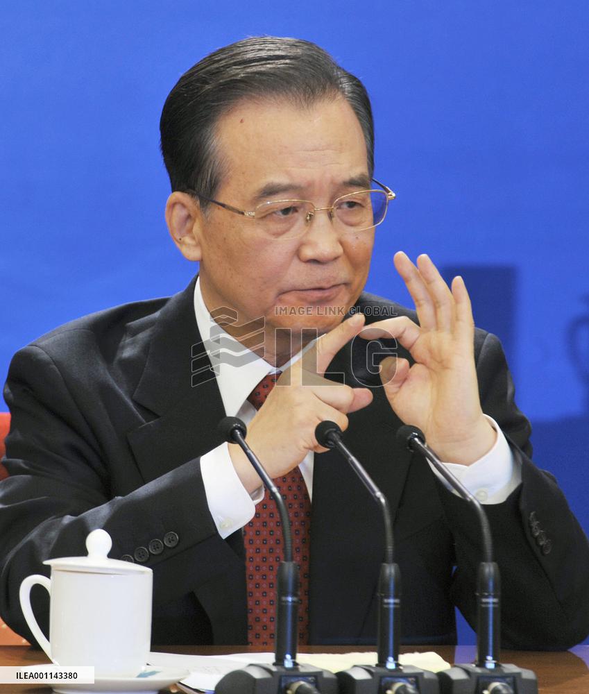Wen warns of 'double-dip' recession