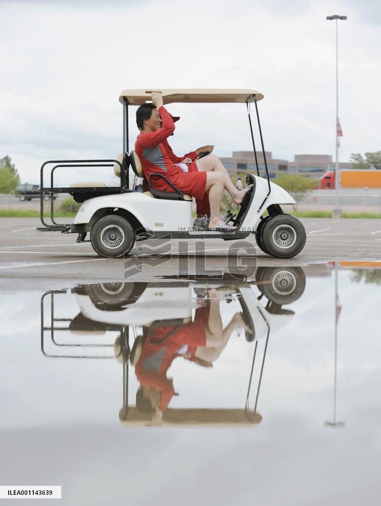 H. Matsui takes it easy