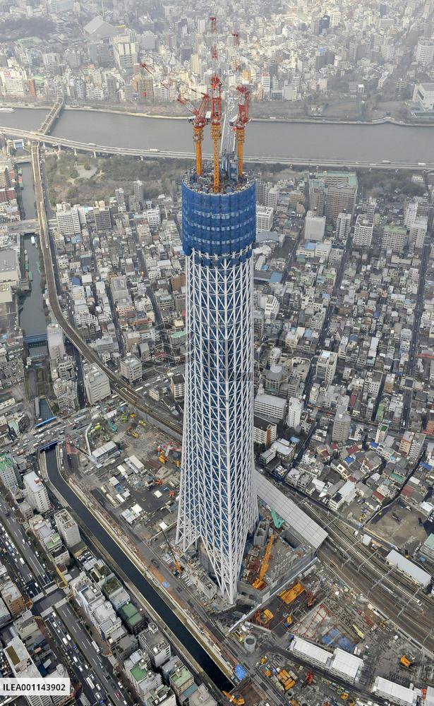 Tokyo Sky Tree now tallest in Japan