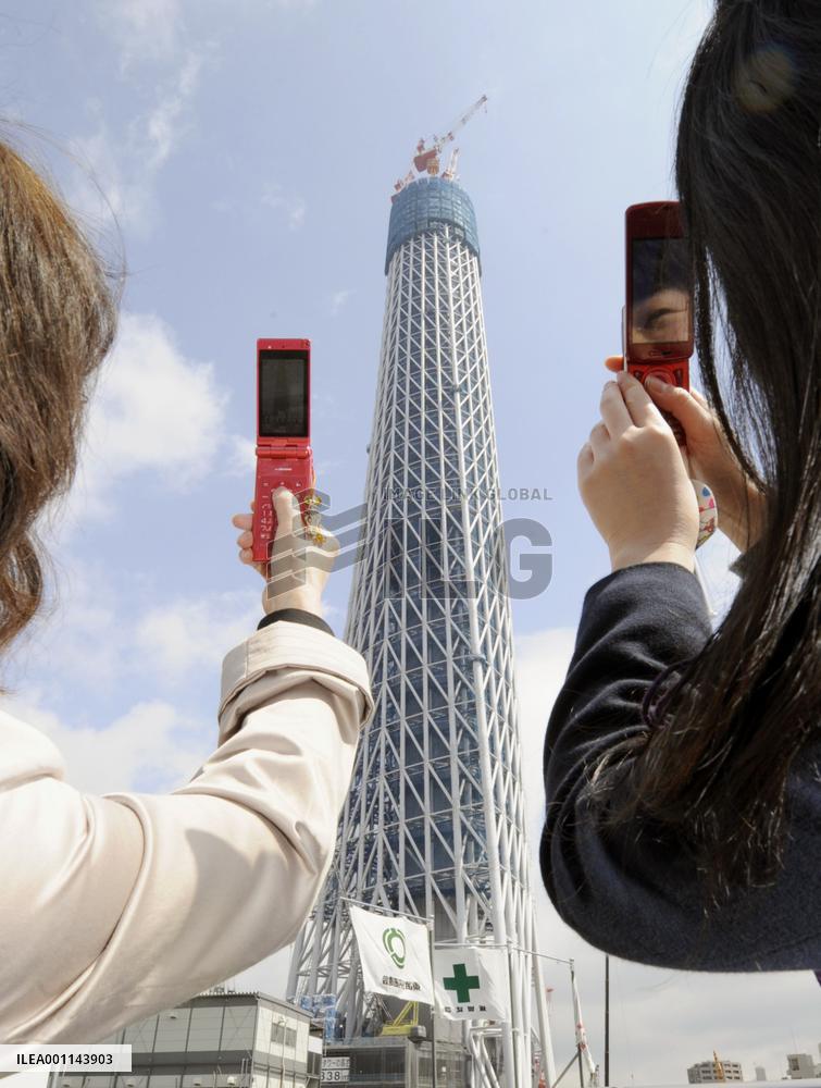 Tokyo Sky Tree now tallest in Japan
