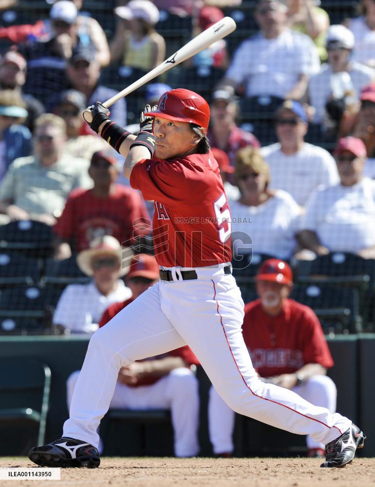 L.A. Angels Matsui 1-for-3 against Milwaukee Brewers