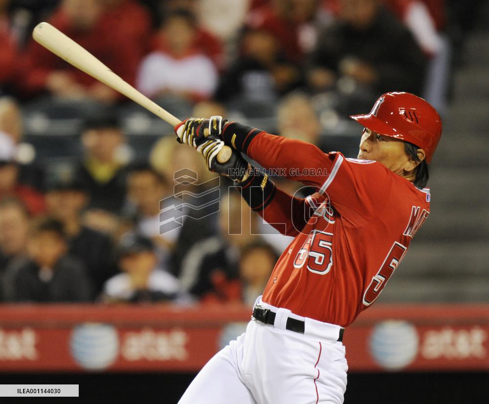 L.A. Angels' Matsui 1-for-3 against San Diego Padres