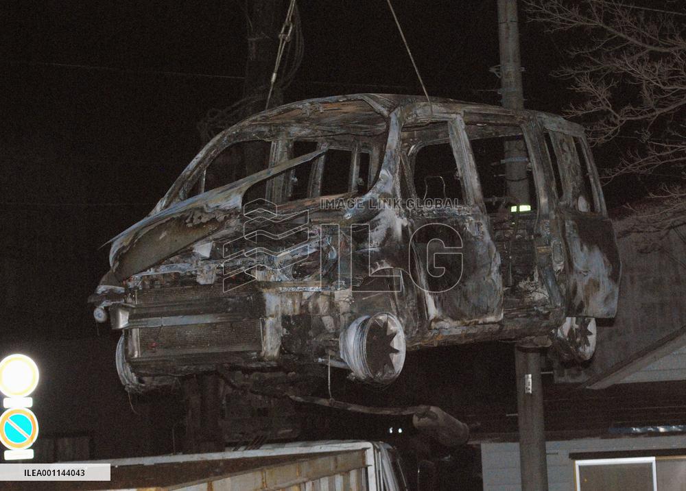 4 children die in car in blaze in Hokkaido