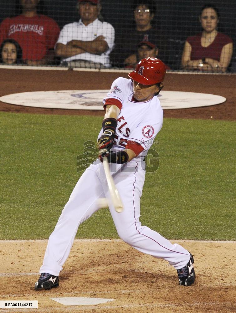 Angels' Matsui 3-for-4 against Twins