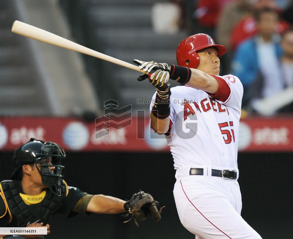 Matsui's walk-off hit lifts Angels past A's