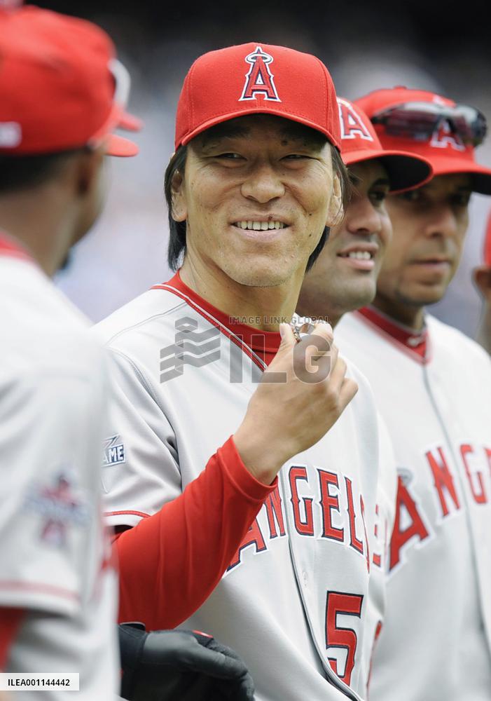 H. Matsui gets 2009 World Series ring