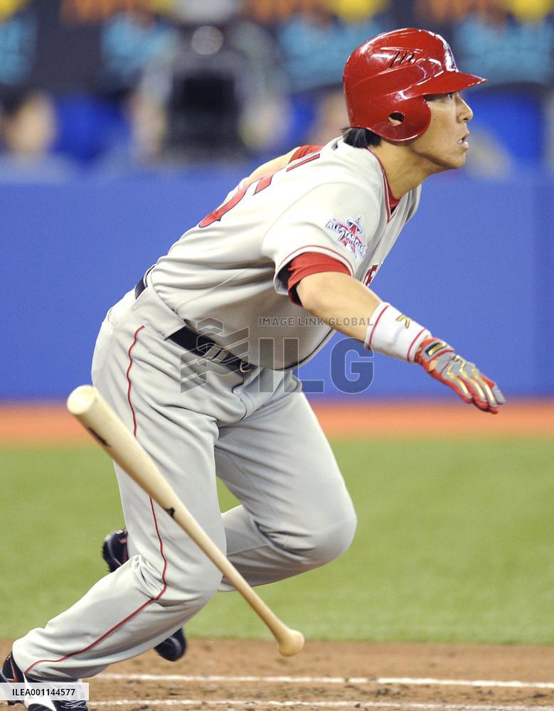 L.A. Angels' Matsui 1-for-4 against Toronto Blue Jays