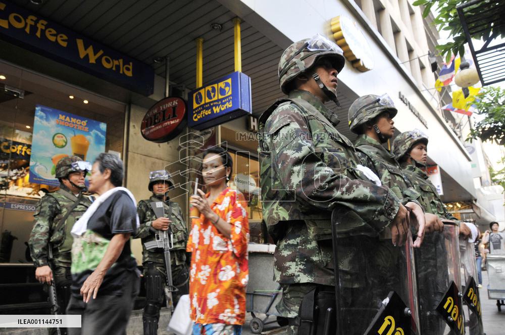 Simmering tension over antigovernment protests in Bangkok