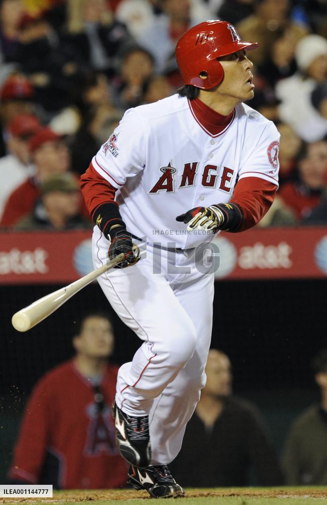 Angels' Matsui hits season's 4th homer against Tigers