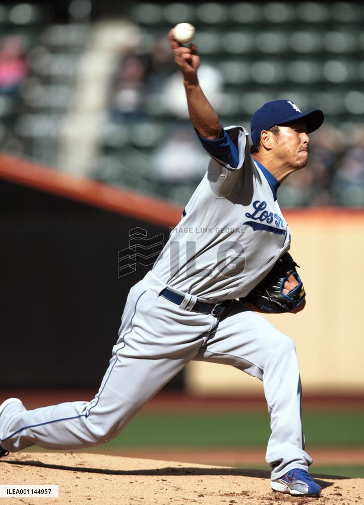 Dodgers' Kuroda starts against Mets