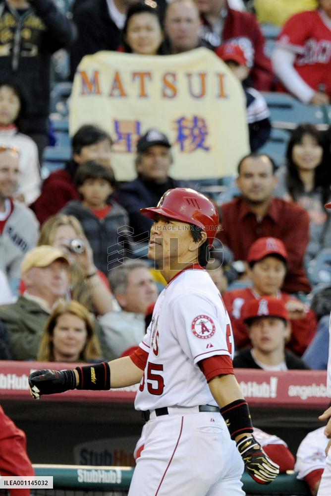 Matsui strikes out 3 times