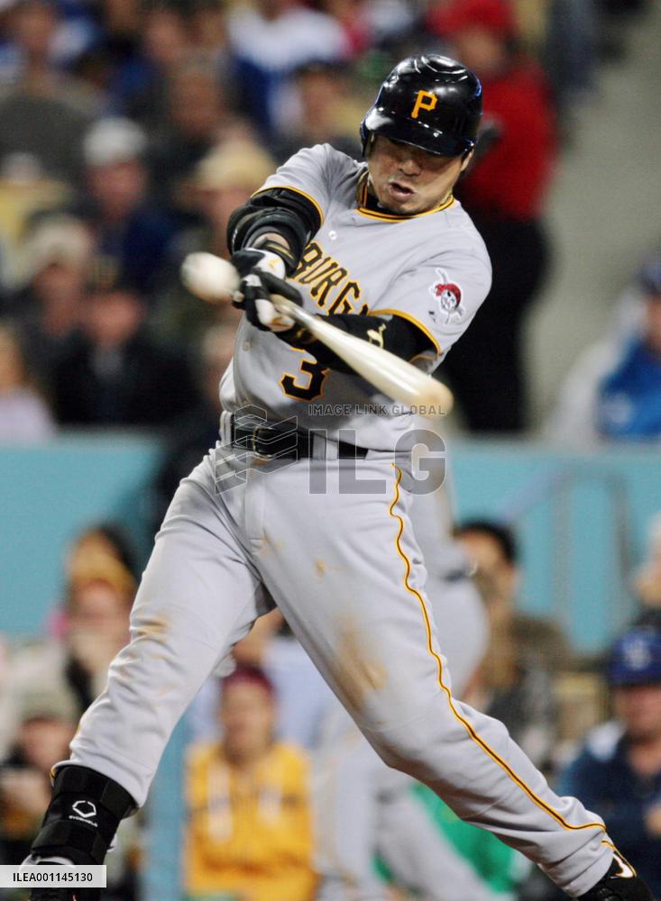 Pirates' Iwamura 1-for-3 against Dodgers