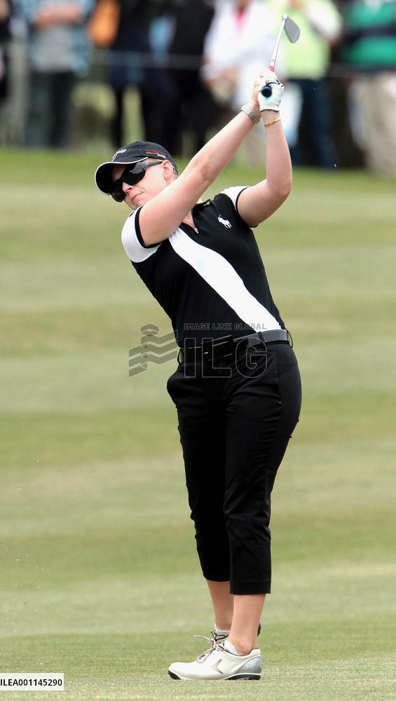 Pressel leads Tseng at World Ladies C'ship