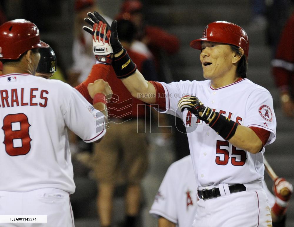 Matsui homers in Angels' win over Athletics