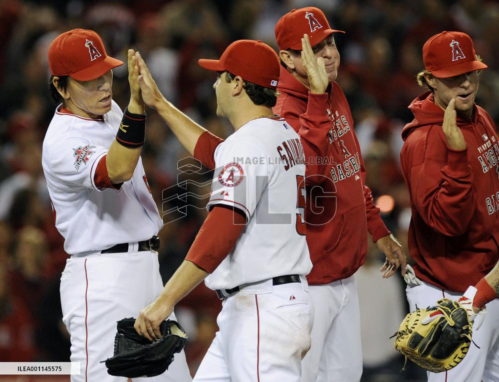 Matsui homers in Angels' win over Athletics