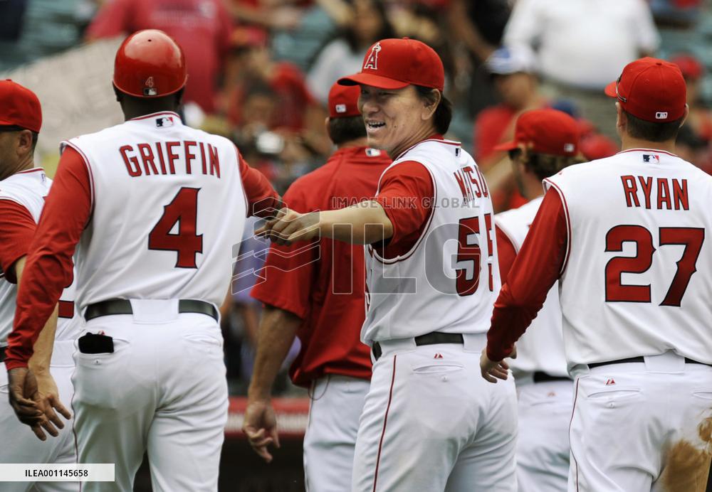 Matsui 1-for-3 in Angels' 4-0 win over Athletics