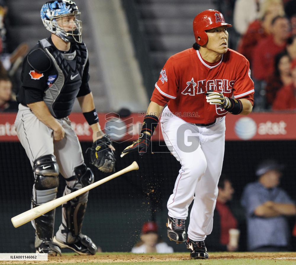 Matsui goes 1-for-3 against Blue Jays
