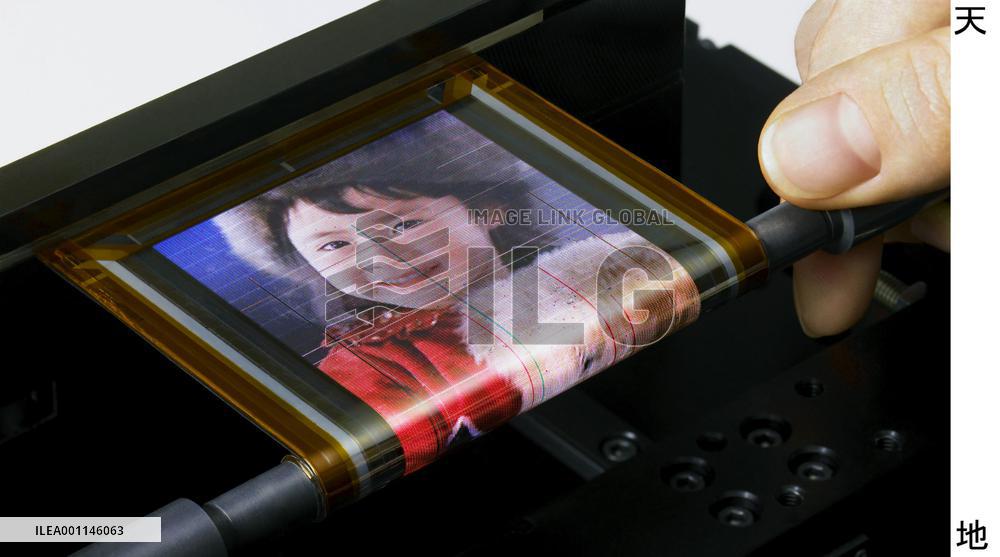 Roll-up OLED display