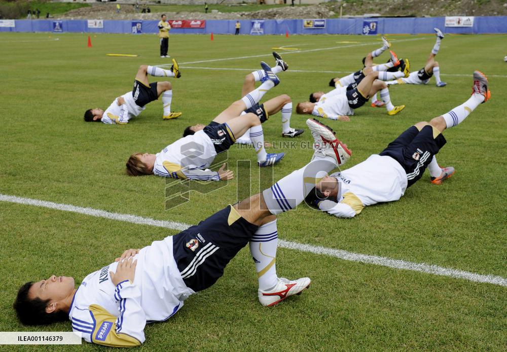 Japan prepare for World Cup warm-up match against Ivory Coast