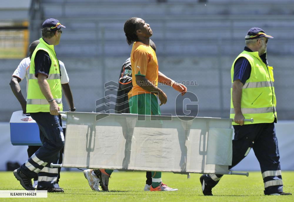 Japan vs Ivory Coast in World Cup warm-up match
