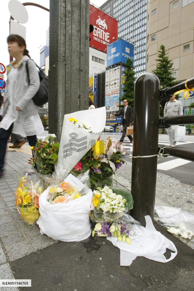 Akihabara marks 2nd anniversary of deadly stabbing rampage