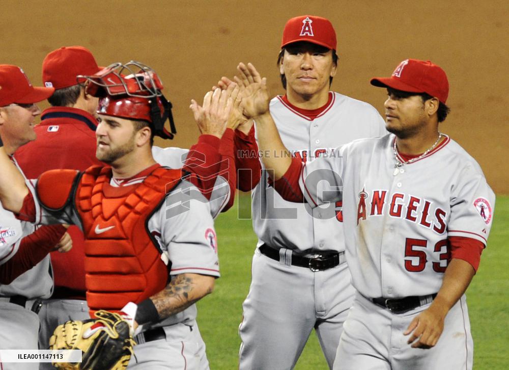 L.A. Angels Matsui 1-for-4 against L.A. Dodgers